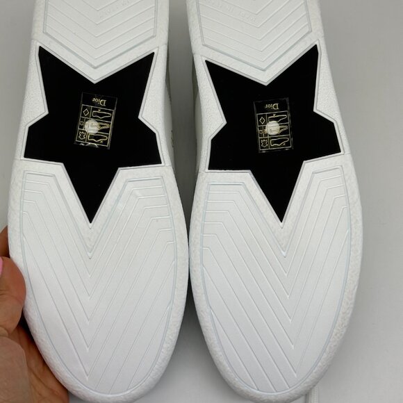 DIOR Star Lace Up Low Top Suede Leather Sneakers Trainers Pastel Peyote - Picture 14 of 16